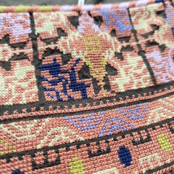 Free People Day Glow Mini Dress Size Small Boho Embroidered Raw Edge Open Back - Picture 11 of 16